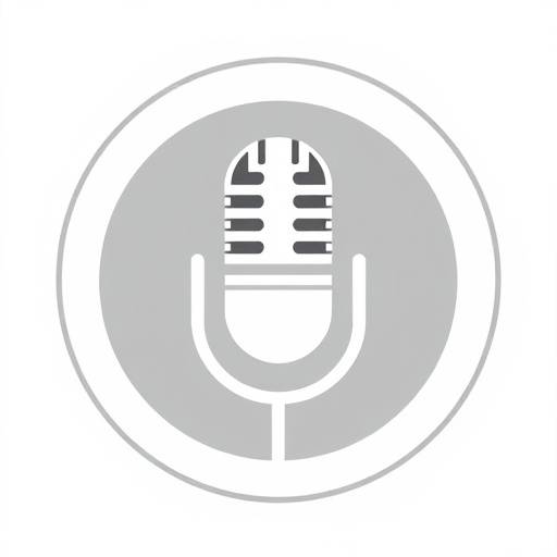 Logotipo da Vozes do Brasil: um microfone estilizado dentro de um c√≠rculo