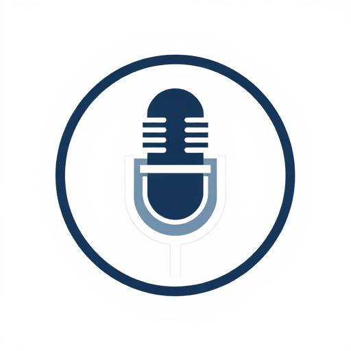 Logotipo da Vozes do Brasil: um microfone estilizado dentro de um c√≠rculo
